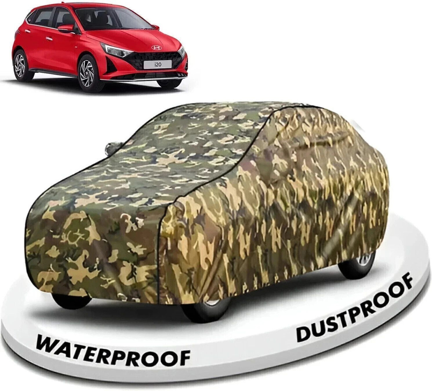 Carzex Car Cover For Hyundai I20 (With Mirror Pockets) 1