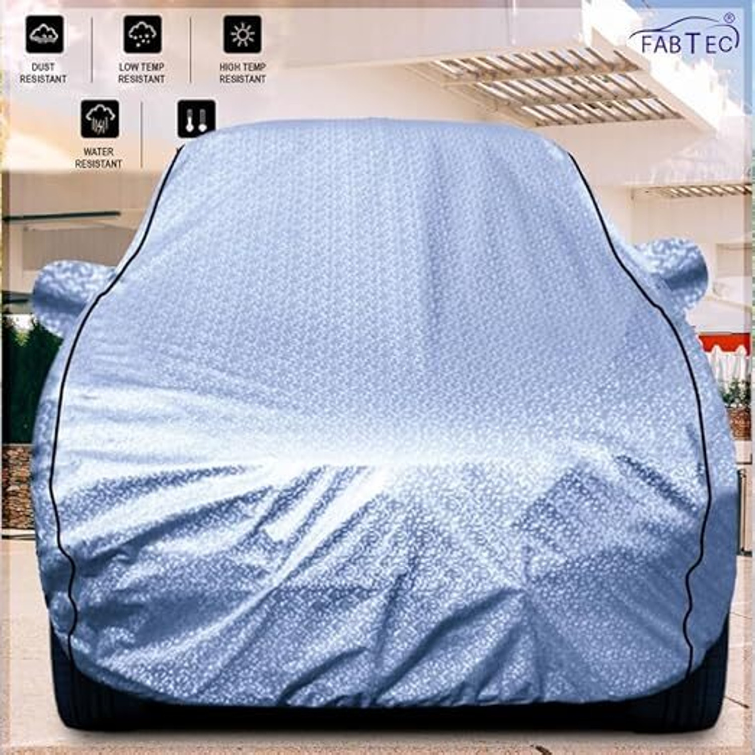 Fabtec Car Cover For Hyundai Grand I10 (With Mirror Pockets) 1