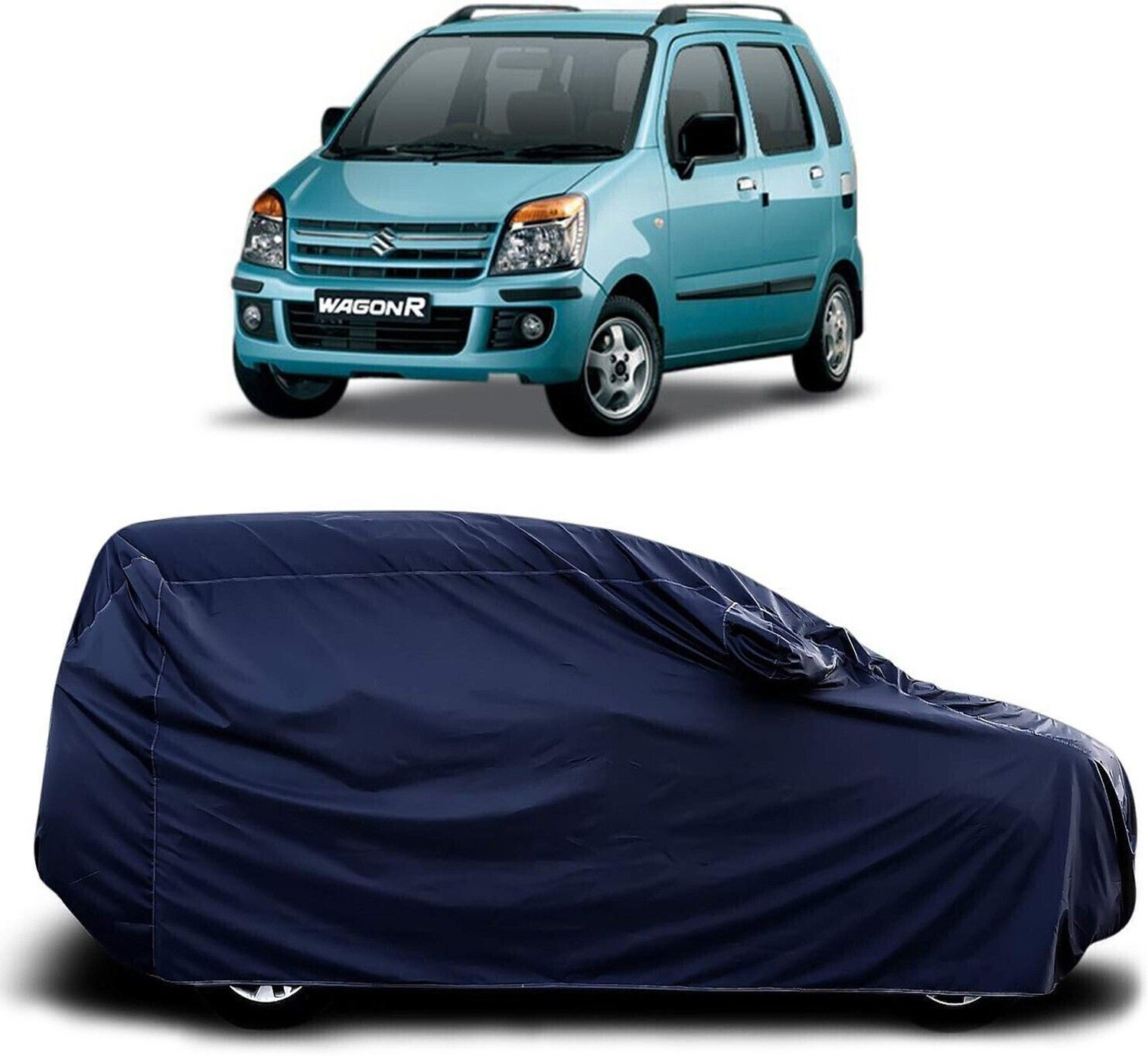 Actimo Car Cover For Maruti Suzuki Wagonr (With Mirror Pockets) 1