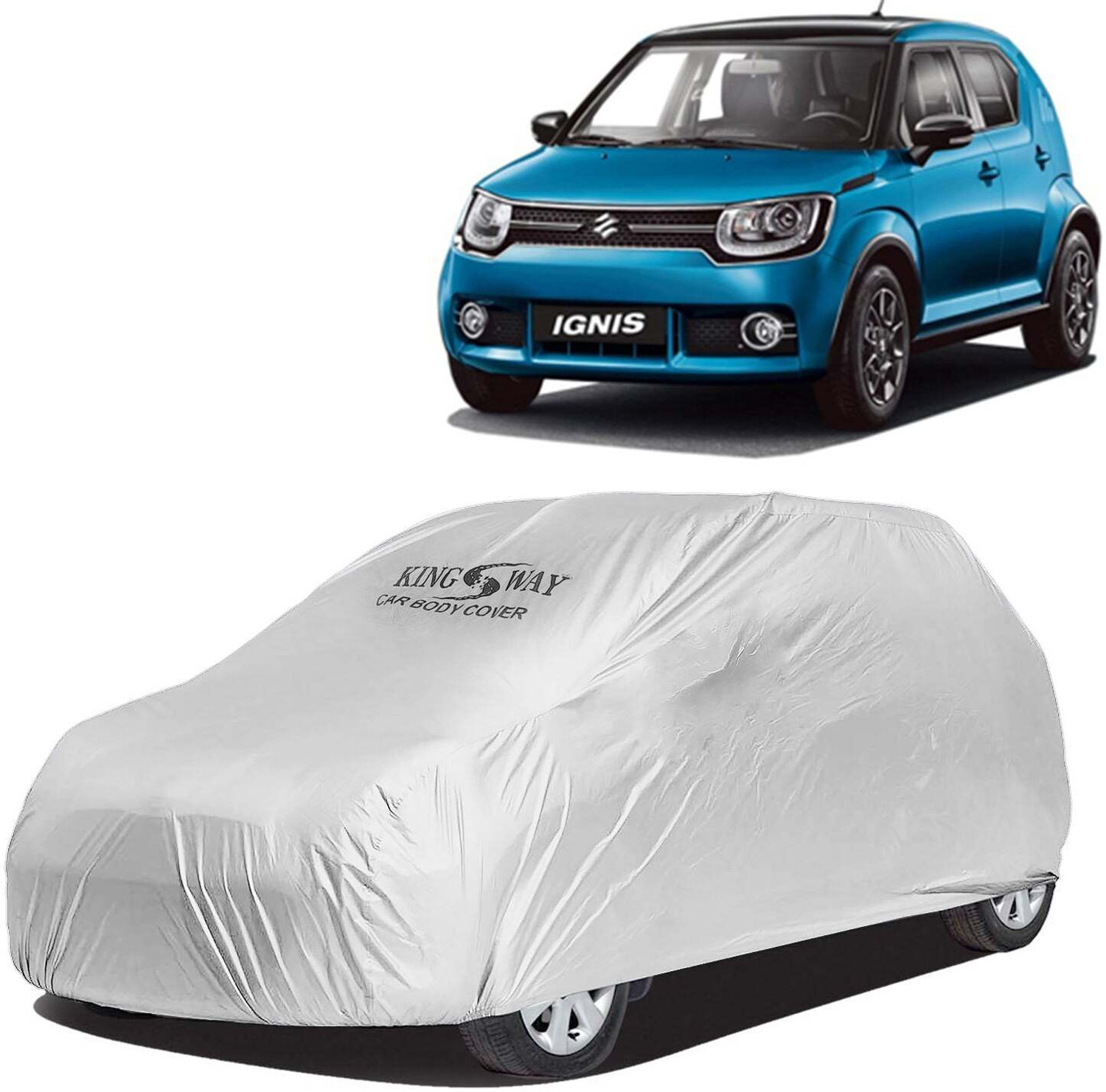 Kingsway Car Cover For Maruti Suzuki Ignis (Without Mirror Pockets) 17