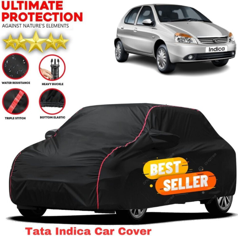 Ayshu Car Cover For Tata Indica, Indica D90, Indica Dlx, Indica Dicor, Universal For Car (With Mirror Pockets) 9