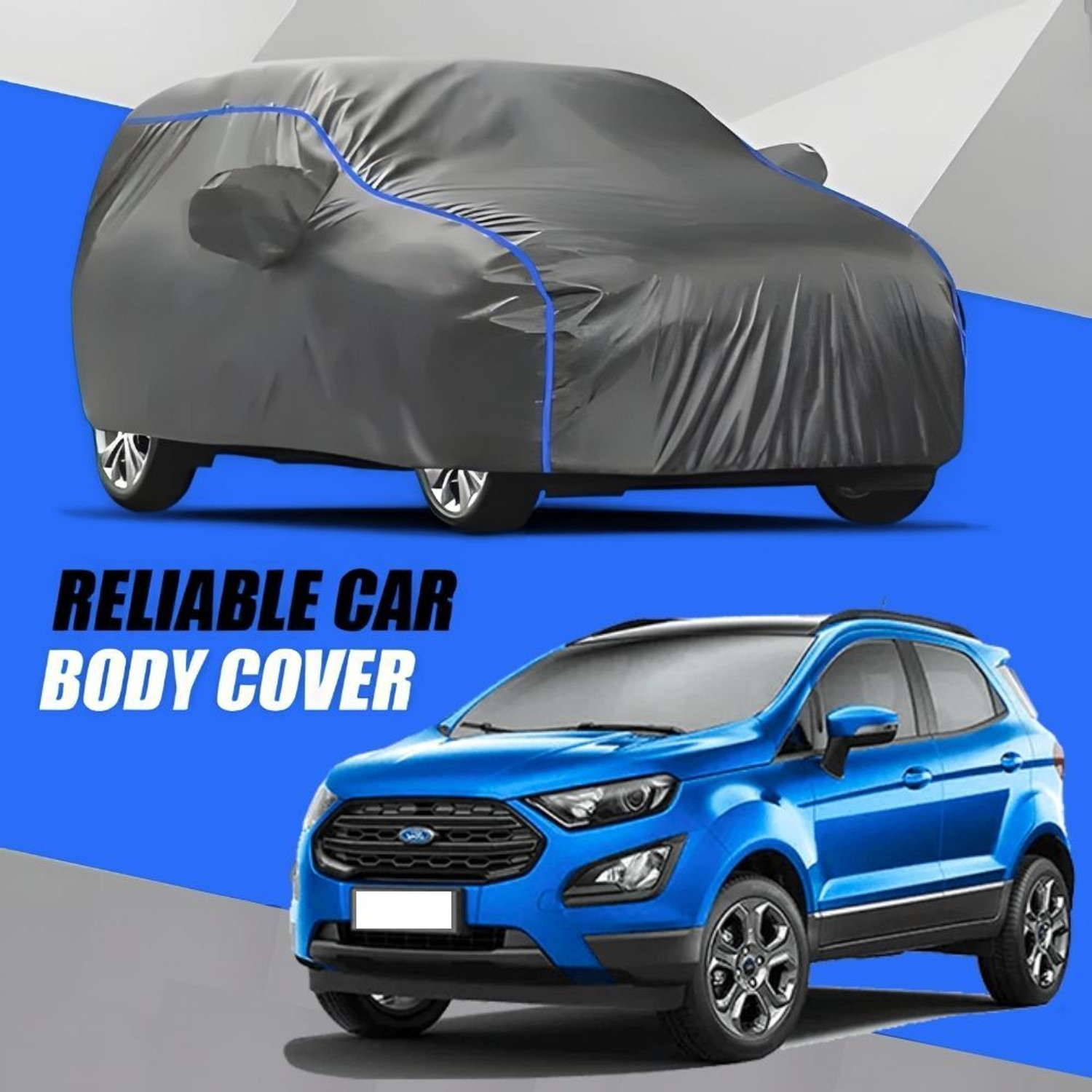 Amikan Car Cover For Ford Ecosport, Universal For Car (With Mirror Pockets) 1