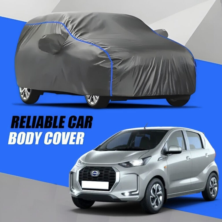 Amikan Car Cover For Datsun Redi Go 1.0 S, Redi Go 1.0 T Option, Redi-Go 1.0 S Petrol, Redi-Go S Petrol, Universal For Car (With Mirror Pockets) 11