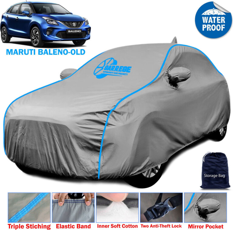 Garrege Car Cover For Maruti Suzuki Baleno, Baleno 1.2 Zeta, Baleno 1.3 Sigma (With Mirror Pockets) 3