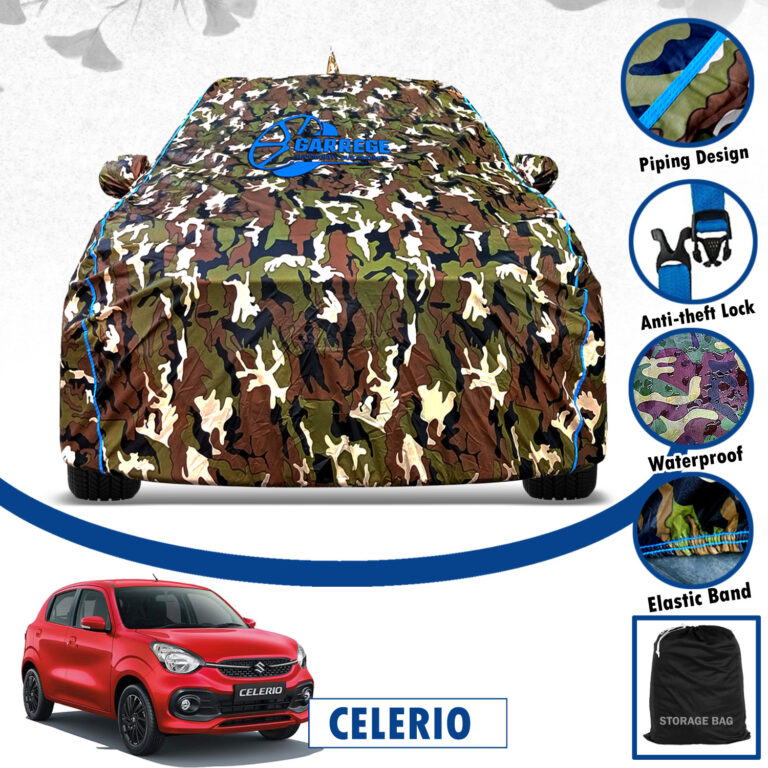 Garrege Car Cover For Maruti Celerio (With Mirror Pockets) 3