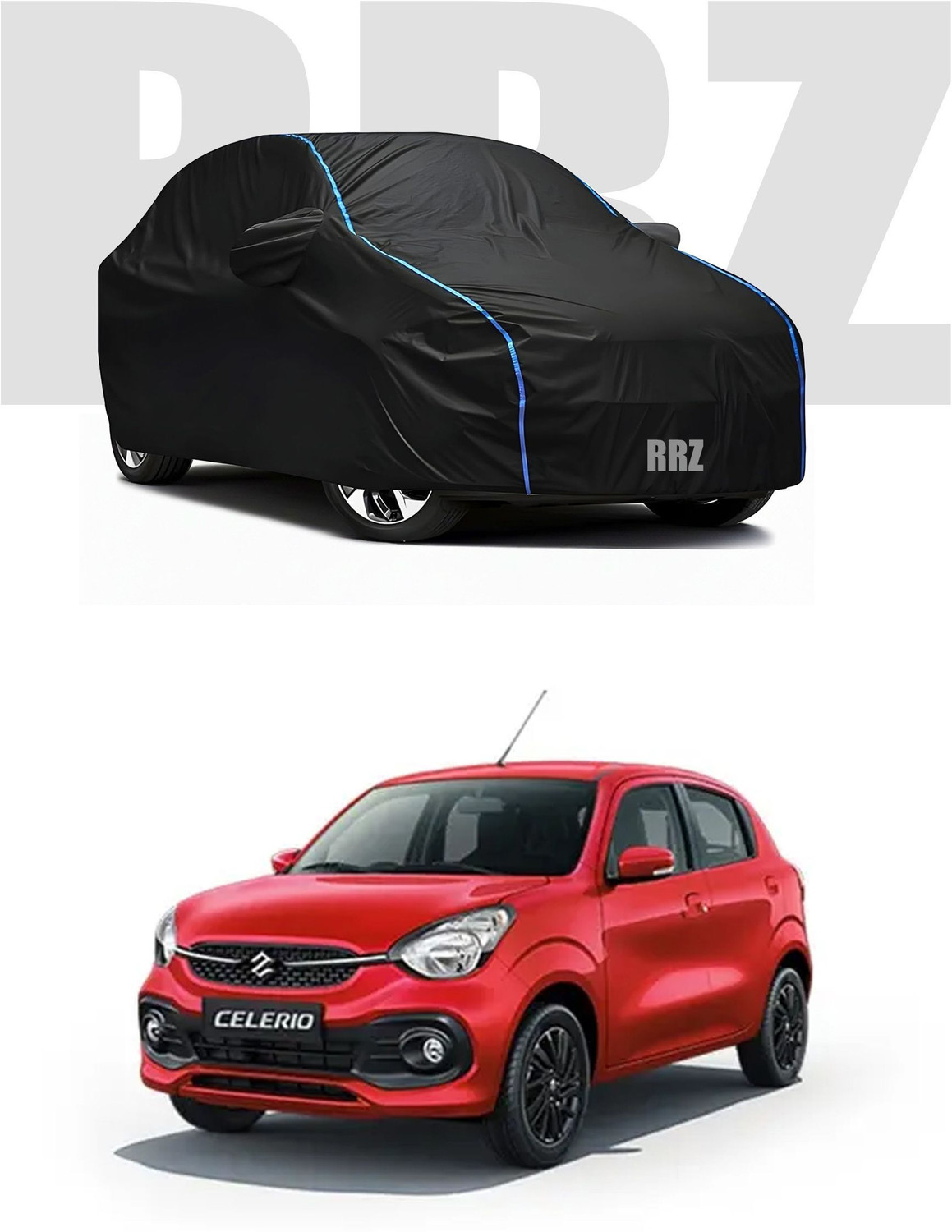 Rrz Car Cover For Maruti Suzuki Celerio (With Mirror Pockets) 9