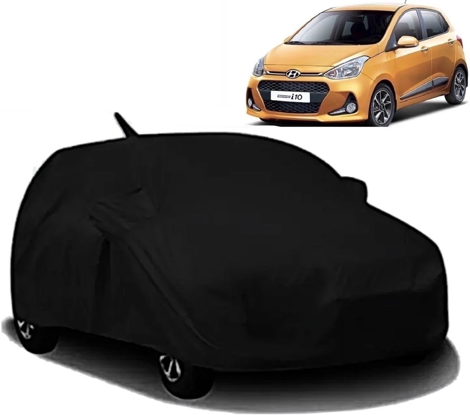 Swarish Car Cover For Hyundai Grand I10 (With Mirror Pockets) 7