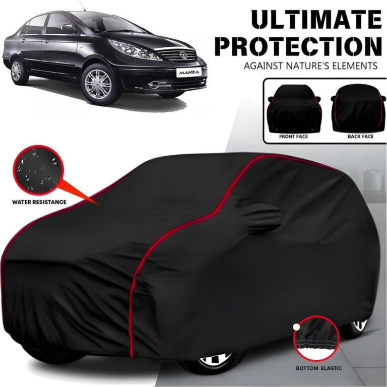 Ayshu Car Cover For Tata Manza, Manza Ex, Manza Exl, Manza Gex, Manza Gls, Manza Ls, Manza Lx (With Mirror Pockets) 3