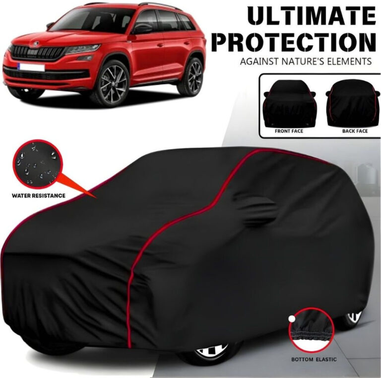 Ayshu Car Cover For Skoda Kodiaq, Kodiaq 2.0 Tdi Laurin Klement Diesel, Kodiaq 2.0 Tdi Style, Kodiaq 2.0 Tdi Style Diesel (With Mirror Pockets) 7