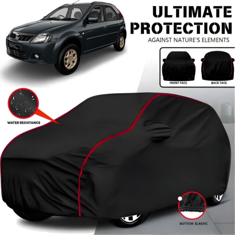 Ayshu Car Cover For Mahindra E-Verito, Universal For Car (With Mirror Pockets) 3