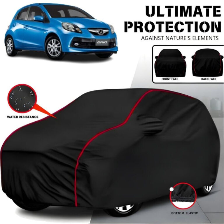Ayshu Car Cover For Honda Brio, Universal For Car (With Mirror Pockets) 9