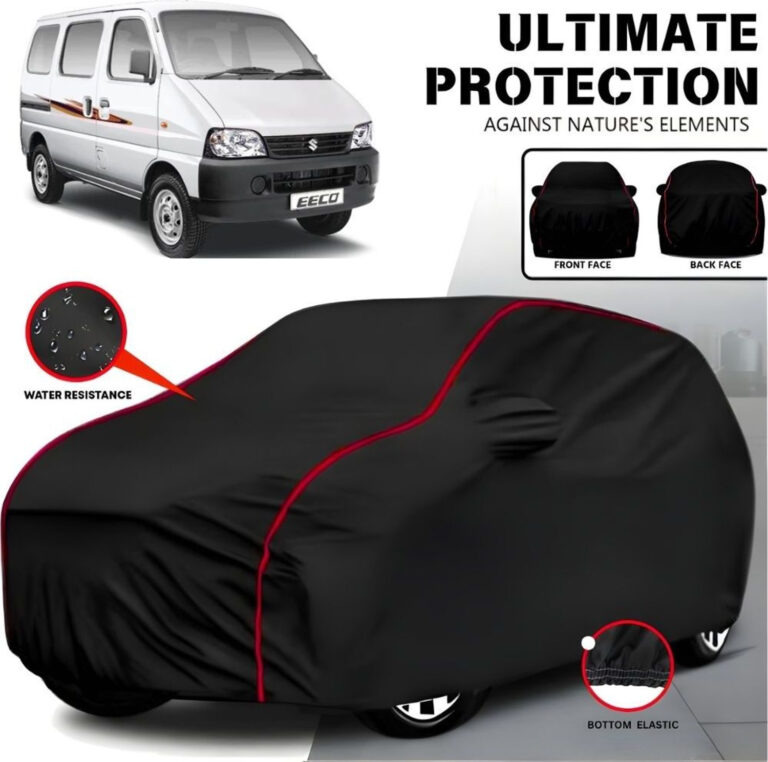 Ayshu Car Cover For Maruti Suzuki Eeco, Eeco 5 Seater Ac, Eeco 5 Seater Ac Petrol, Eeco 7 Seater Std Petrol, Eeco Ambulance Petrol Ac Plus Htr, Universal For Car (With Mirror Pockets) 3