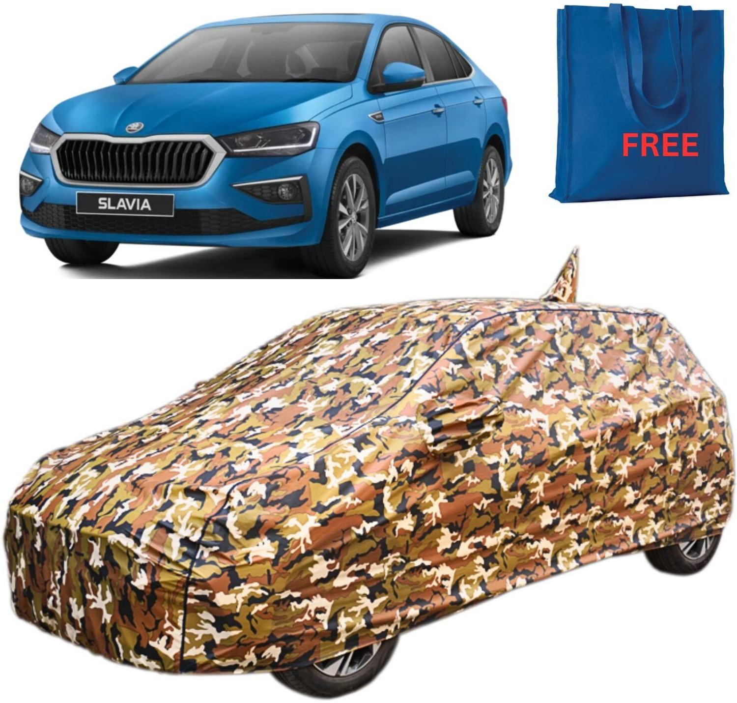Fabzex Car Cover For Skoda Slavia (With Mirror Pockets) 5