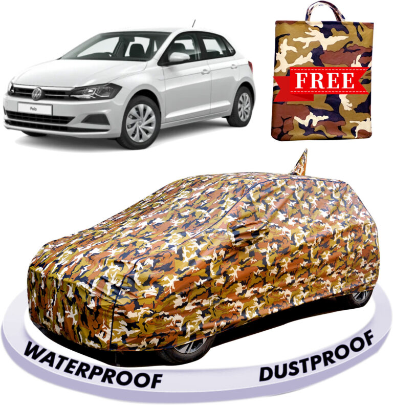 Fabzex Car Cover For Volkswagen Polo, Polo 1.0 Mpi Comfortline Petrol, Polo 1.0 Mpi Highline Plus Petrol, Polo 1.0 Mpi Trendline Petrol, Polo 1.2 Mpi Highline (With Mirror Pockets) 5