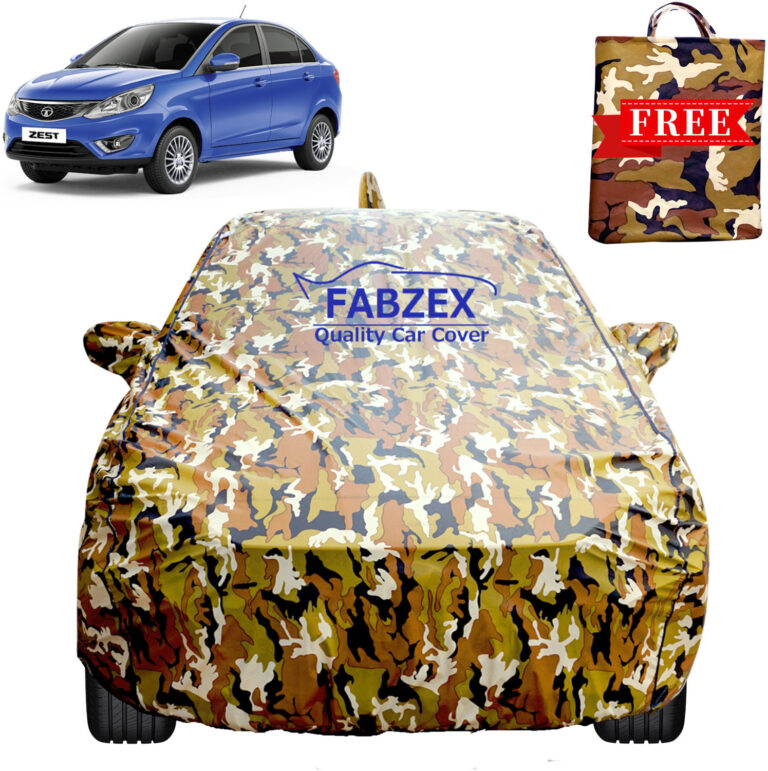 Fabzex Car Cover For Tata Zest, Zest Premio Diesel, Zest Quadrajet 1.3 75Ps Xe Diesel, Zest Quadrajet 1.3 75Ps Xm Diesel, Zest Quadrajet 1.3 75Ps Xms Diesel, Zest Quadrajet 1.3 Xm, Zest Quadrajet 1.3 Xma Diesel, Zest Quadrajet 1.3 Xms, Zest Quadrajet 1.3 Xt Diesel, Zest Quadrajet 1.3 Xta Diesel, Zest Revotron 1.2 Xt Petrol, Zest Revotron 1.2T Xe Petrol, Zest Revotron 1.2T Xm Petrol, Zest Revotron 1.2T Xms Petrol (With Mirror Pockets) 5