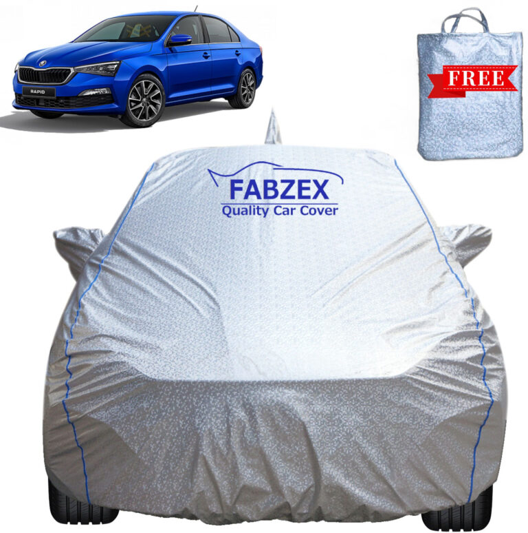 Fabzex Car Cover For Skoda Rapid, Rapid 1.5 Tdi At Ambition, Rapid 1.5 Tdi At Ambition Diesel, Rapid 1.5 Tdi At Style Diesel, Rapid 1.5 Tdi At Style Plus, Rapid 1.5 Tdi Active Diesel, Rapid 1.5 Tdi Ambition Diesel, Rapid 1.5 Tdi Elegance, Rapid 1.5 Tdi Style Diesel, Rapid 1.6 Mpi At Style Plus, Rapid 1.6 Mpi At Style Petrol, Rapid 1.8 Tpi, Rapid Ex, Rapid Monte Carlo 1.5 Tdi At Diesel, Rapid Monte Carlo 1.5 Tdi Mt Diesel, Rapid Monte Carlo 1.6 Mpi At Petrol, Rapid Onyx 1.5 Tdi At Diesel, Rapid Onyx 1.5 Tdi Mt Diesel, Rapid Onyx 1.6 Mpi At Petrol, Rapid Onyx 1.6 Mpi Mt Petrol (With Mirror Pockets) 5