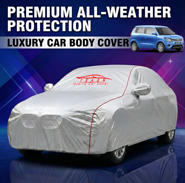 Teasn Car Cover For Maruti Suzuki Wagonr (With Mirror Pockets) 5
