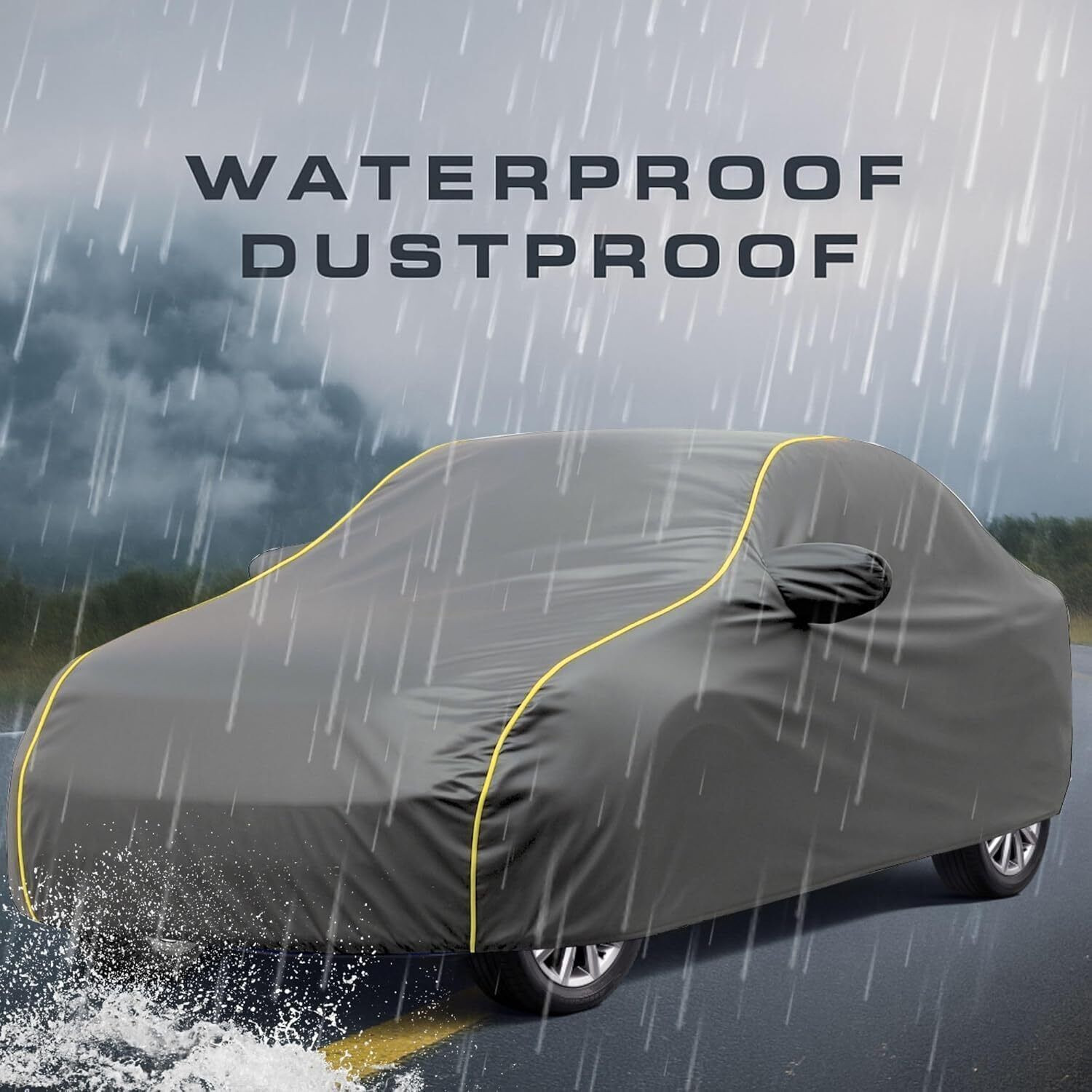 Varshine Car Cover For Maruti Suzuki Swift, Swift Hybrid, Swift Ldi, Swift Lxi, Swift Vxi (With Mirror Pockets) 1