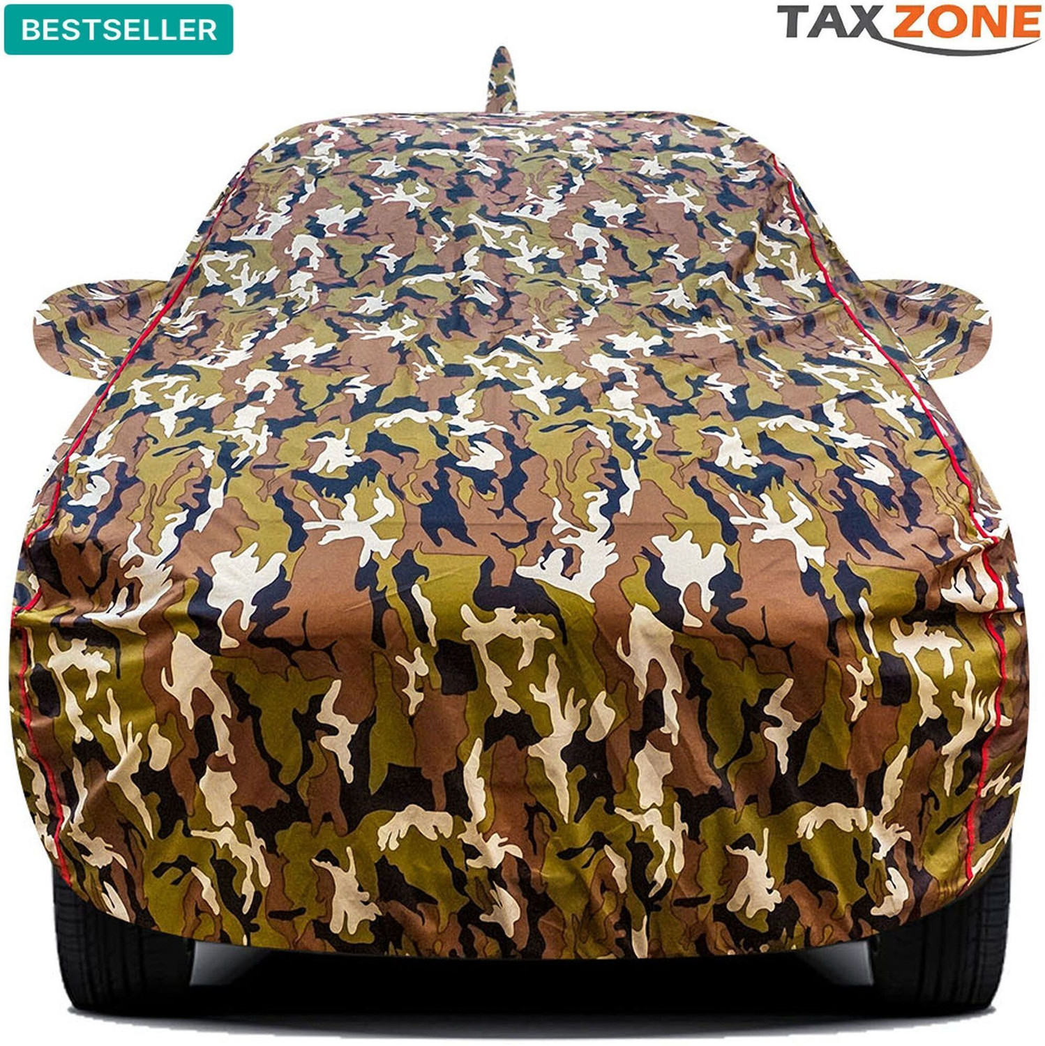 Taxzone Car Cover For Ford Figo, Figo 1.2P Ambiente Mt, Figo 1.4L, Figo 1.5D Base Mt, Figo Aspire 1.2 Ti-Vct Trend (With Mirror Pockets) 9