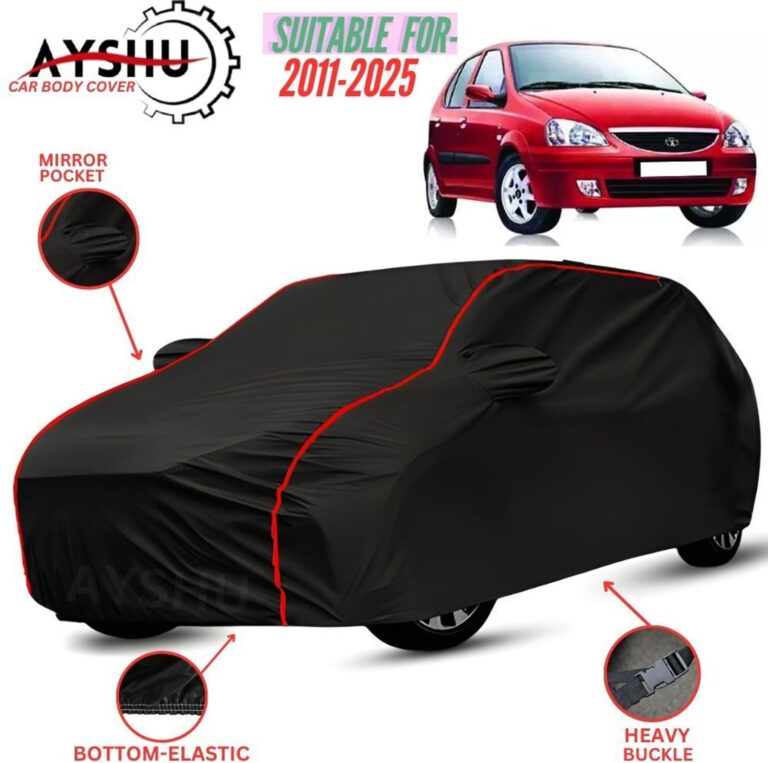 Ayshu Car Cover For Tata Indica V2, Universal For Car (With Mirror Pockets) 3