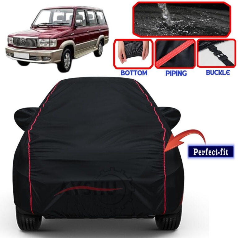 Ayshu Car Cover For Toyota Qualis, Qualis 2.0I, Qualis 2.5L, Qualis Euro Ii, Qualis Fs B1, Qualis Fs B3, Qualis Fs B6, Qualis Fs F2, Qualis Fs F5, Qualis Fs F7, Qualis Fleet A1, Qualis Gs C1, Qualis Gs C3, Qualis Gs C4, Qualis Gs C5, Qualis Gs C8, Qualis Gs G4, Qualis Gs G8, Qualis Gst D2, Qualis Gst D6, Qualis Gst Super, Qualis Rs E2, Qualis Rs E3 (With Mirror Pockets) 3