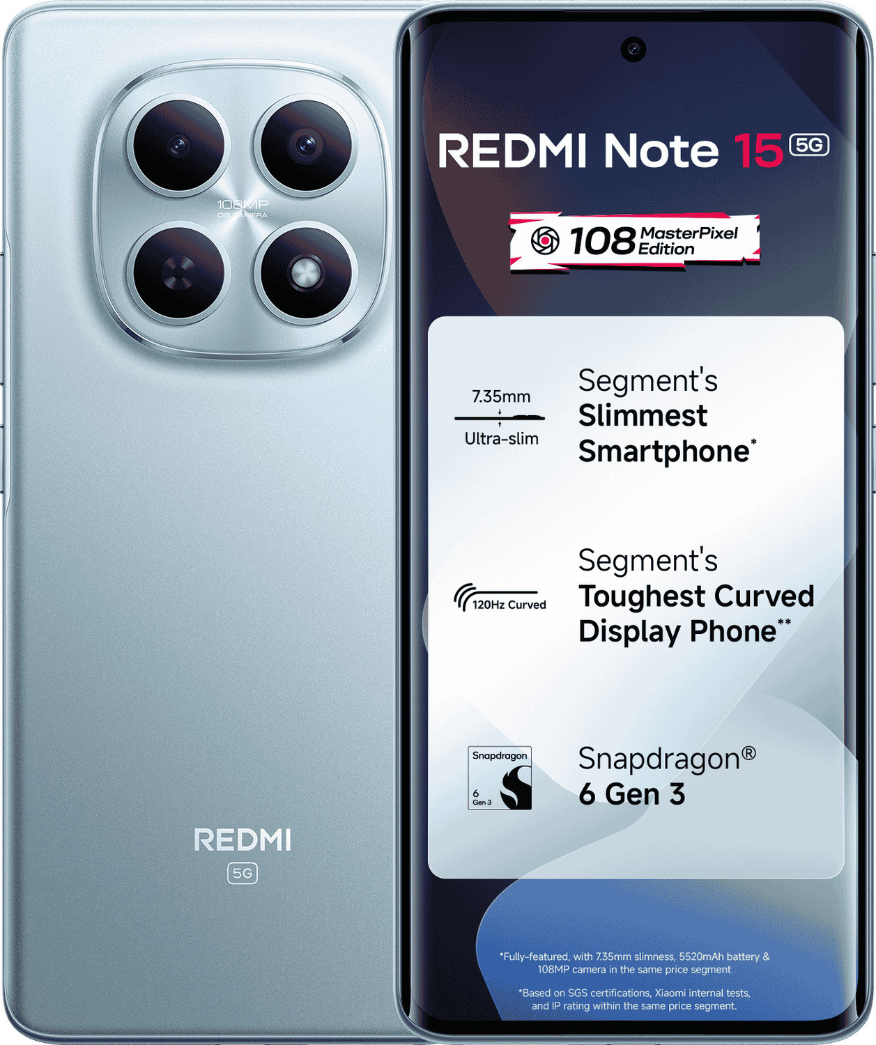 Redmi Note 15 5G (Glacier Blue, 128 Gb) 1