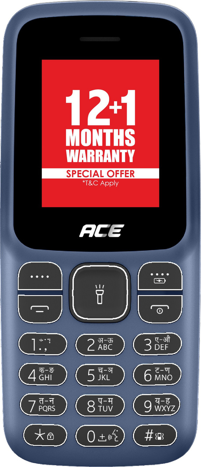 Itel Ace2 Keypad Mobile| 1000 Mah Battery|Expandable Storage 32Gb 1