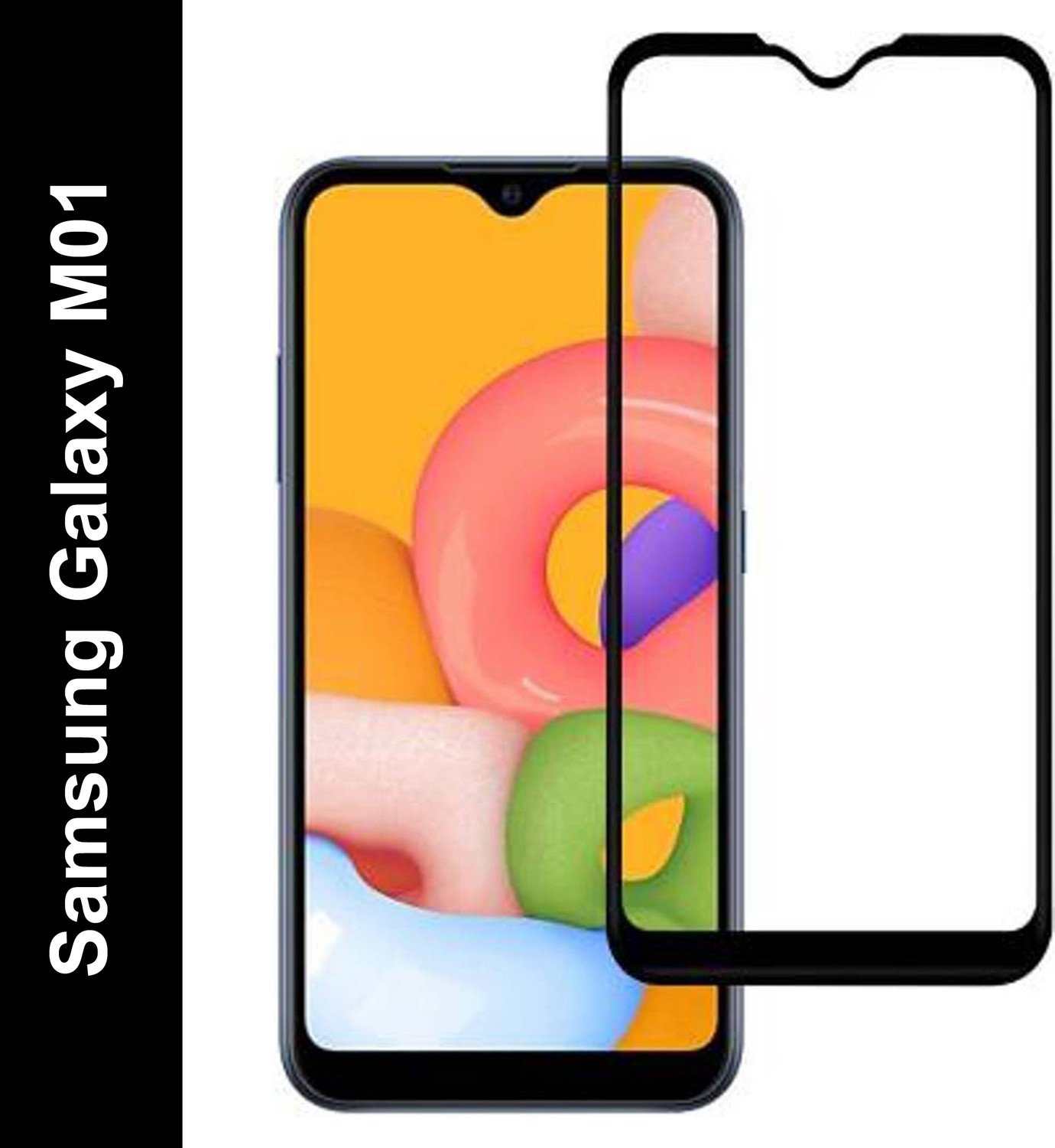 Easybizz Tempered Glass Guard For Samsung Galaxy M01 1