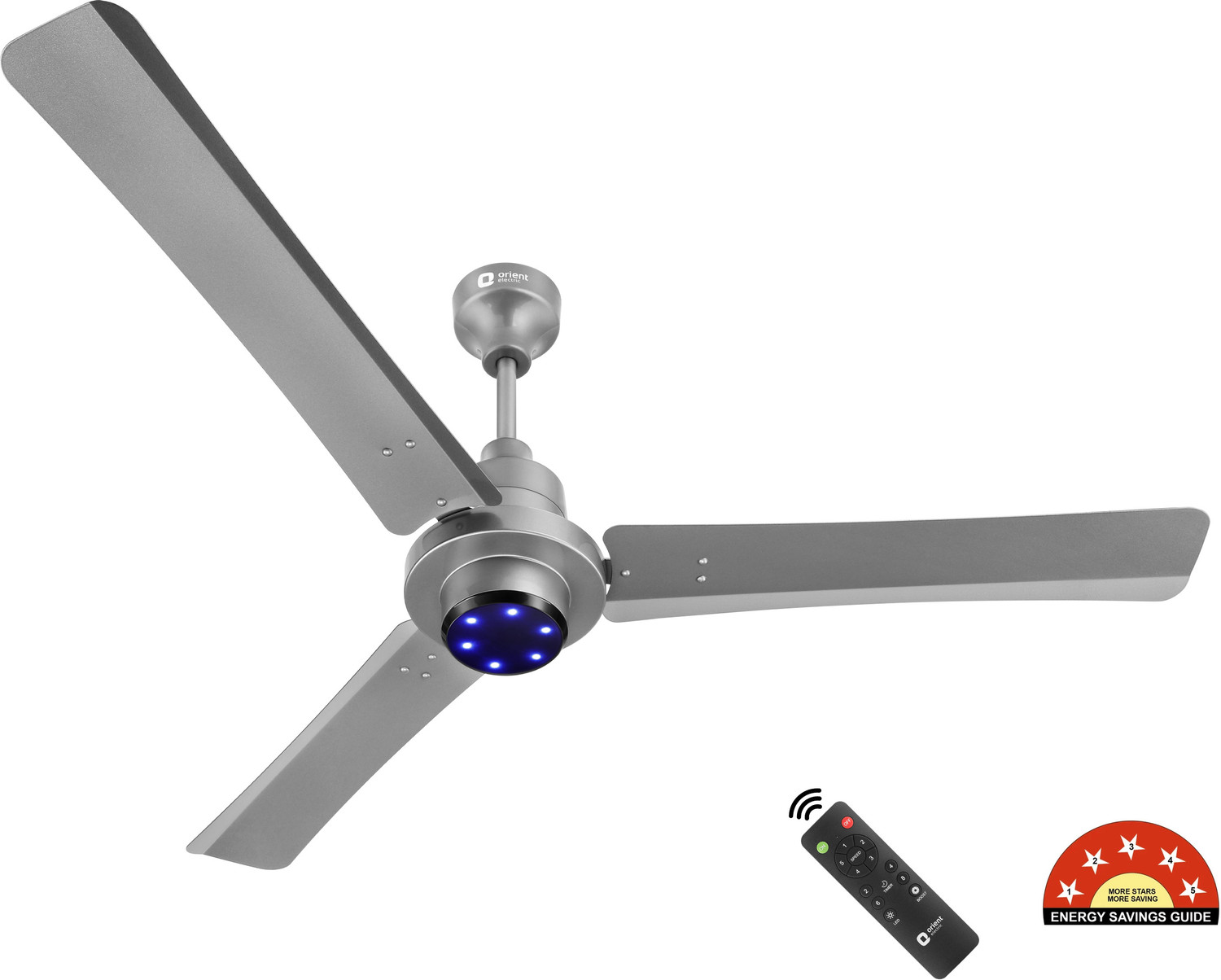 Orient Electric I Tome Pro | Led Speed Indicator Lights |Energy Efficient |Superior Air Delivery With 3 Year Warranty Bldc Motor With Remote 1400 Mm Ceiling Fan 3