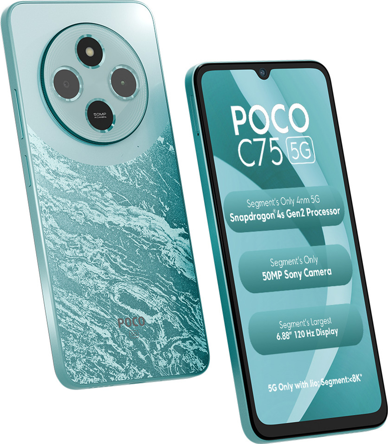 Poco C75 5G (Aqua Bliss, 64 Gb) 1