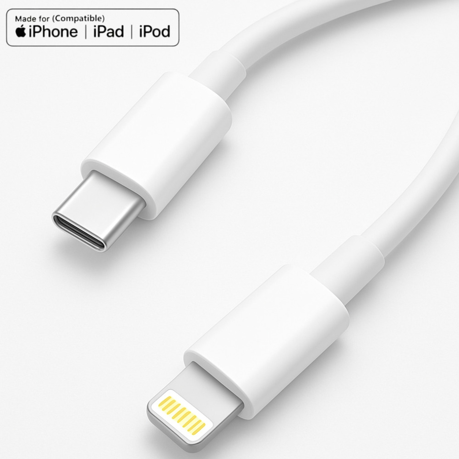 Roarx Type C 3 A 1 M 20W Fast Charging (Apple Mfi Certified) Usb Type C To Lightning 1