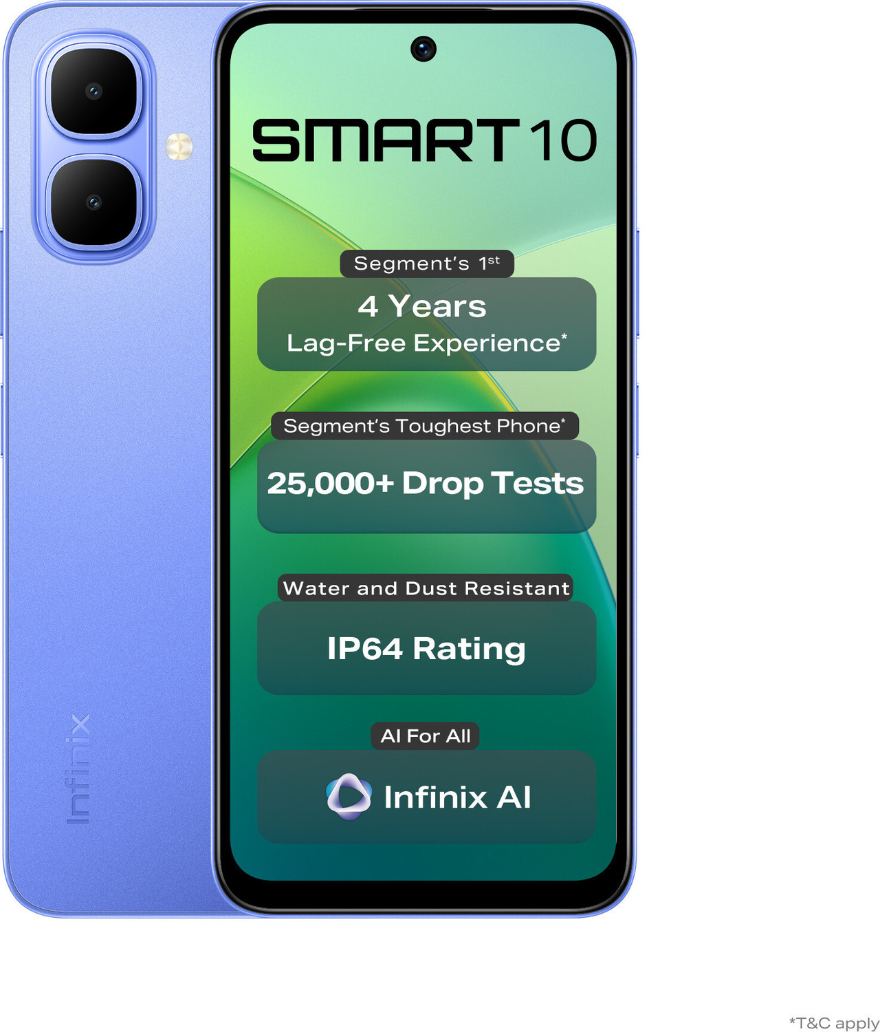 Infinix Smart 10 (Iris Blue, 64 Gb) 49