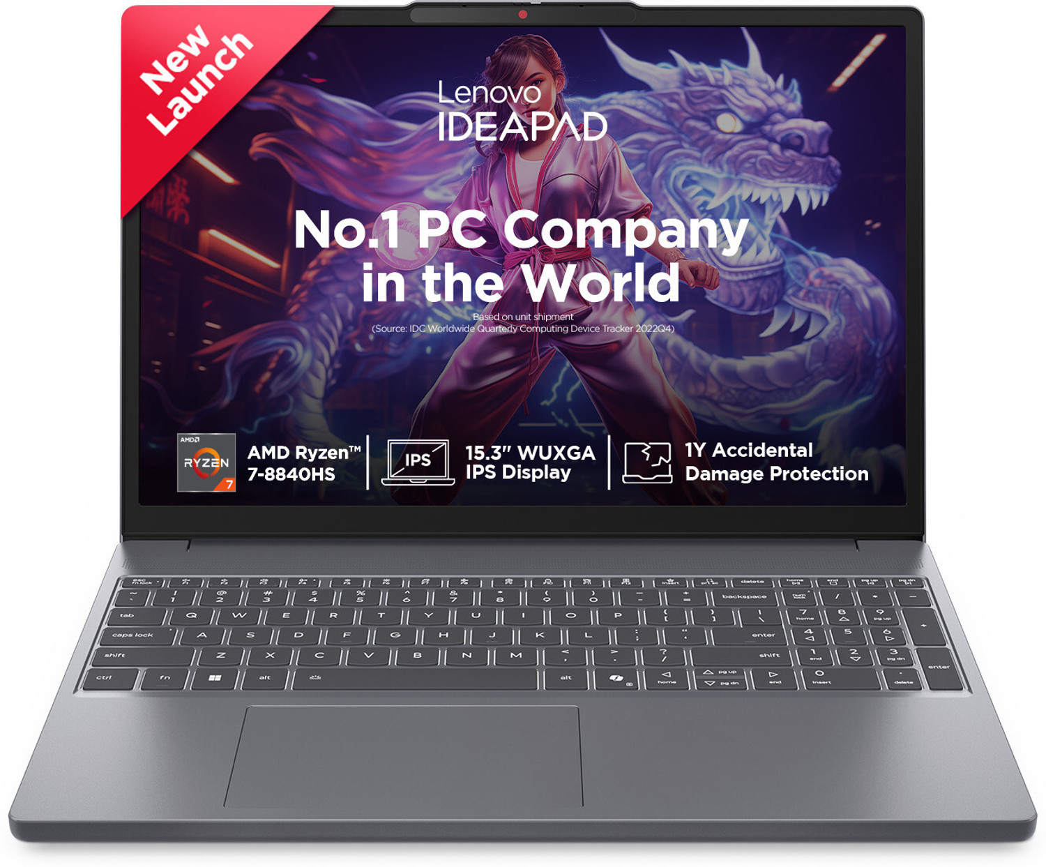 Lenovo Ideapad Slim 3 Amd Ryzen 7 Octa Core 8840H Office 2024 And Backlit Keyboard Amd Ryzen 7 Octa Core 8840Hs - (24 Gb/1 Tb Ssd/Windows 11 Home) 15Ahp10 Thin And Light Laptop 1