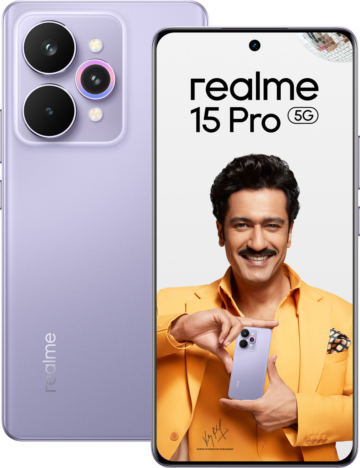 Realme 15 Pro 5G (Silk Purple, 256 Gb) 3