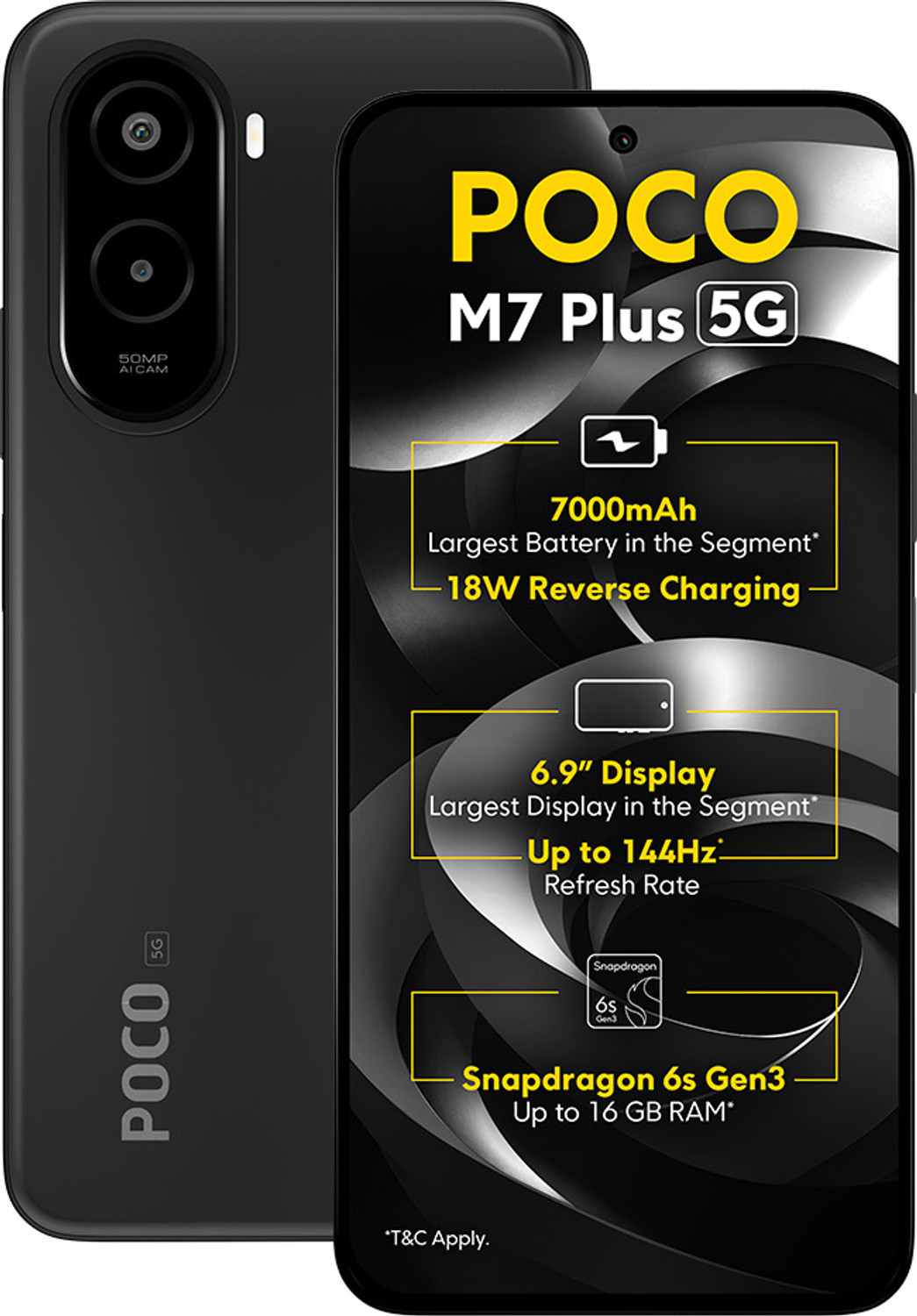 Poco M7 Plus 5G (Carbon Black, 128 Gb) 1
