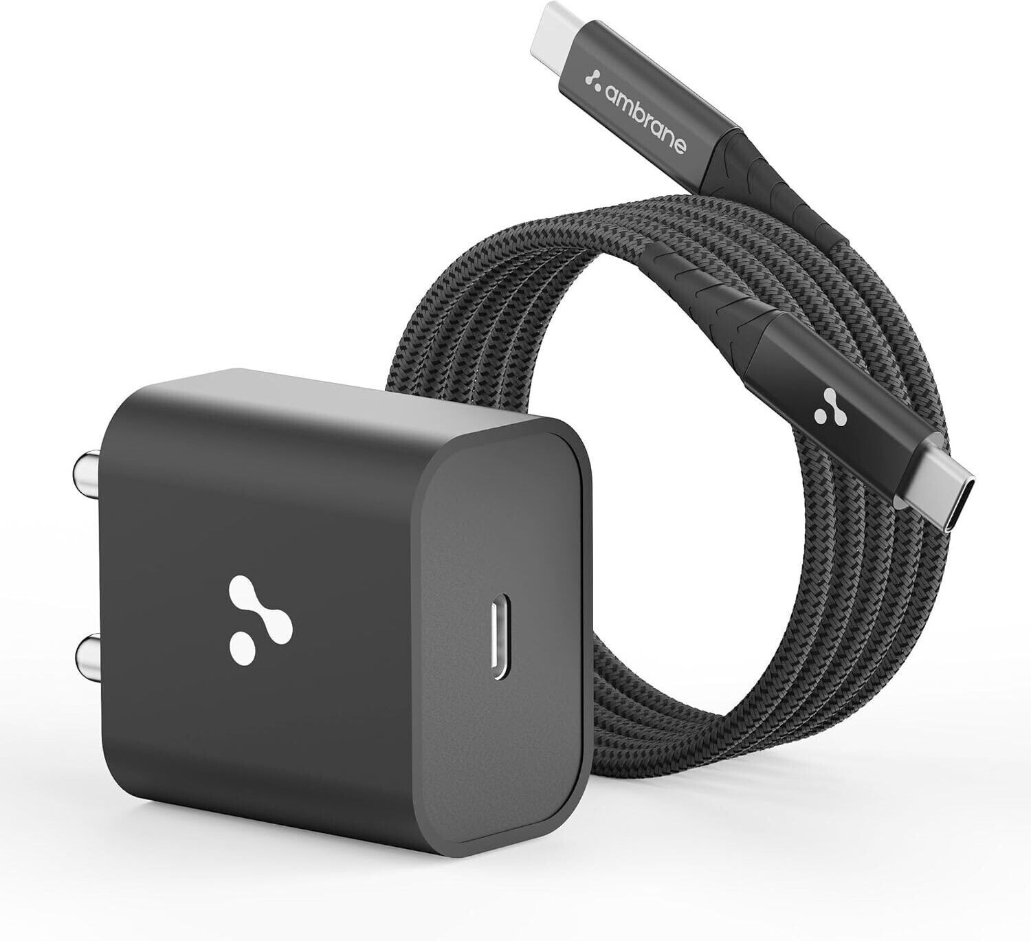 Ambrane 20 W Pd 3 A Wall Charger For Mobile With Detachable Cable 1