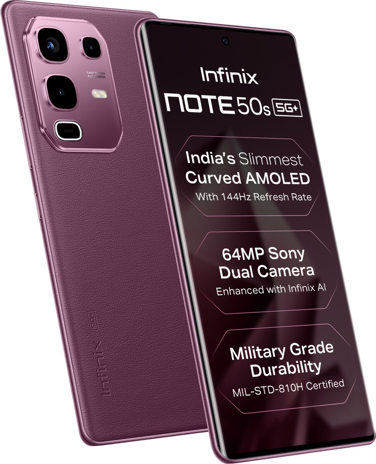 Infinix Note 50S 5G+ 45W Charger In The Box &Amp; Ai (Mystic Plum, 256 Gb) 27