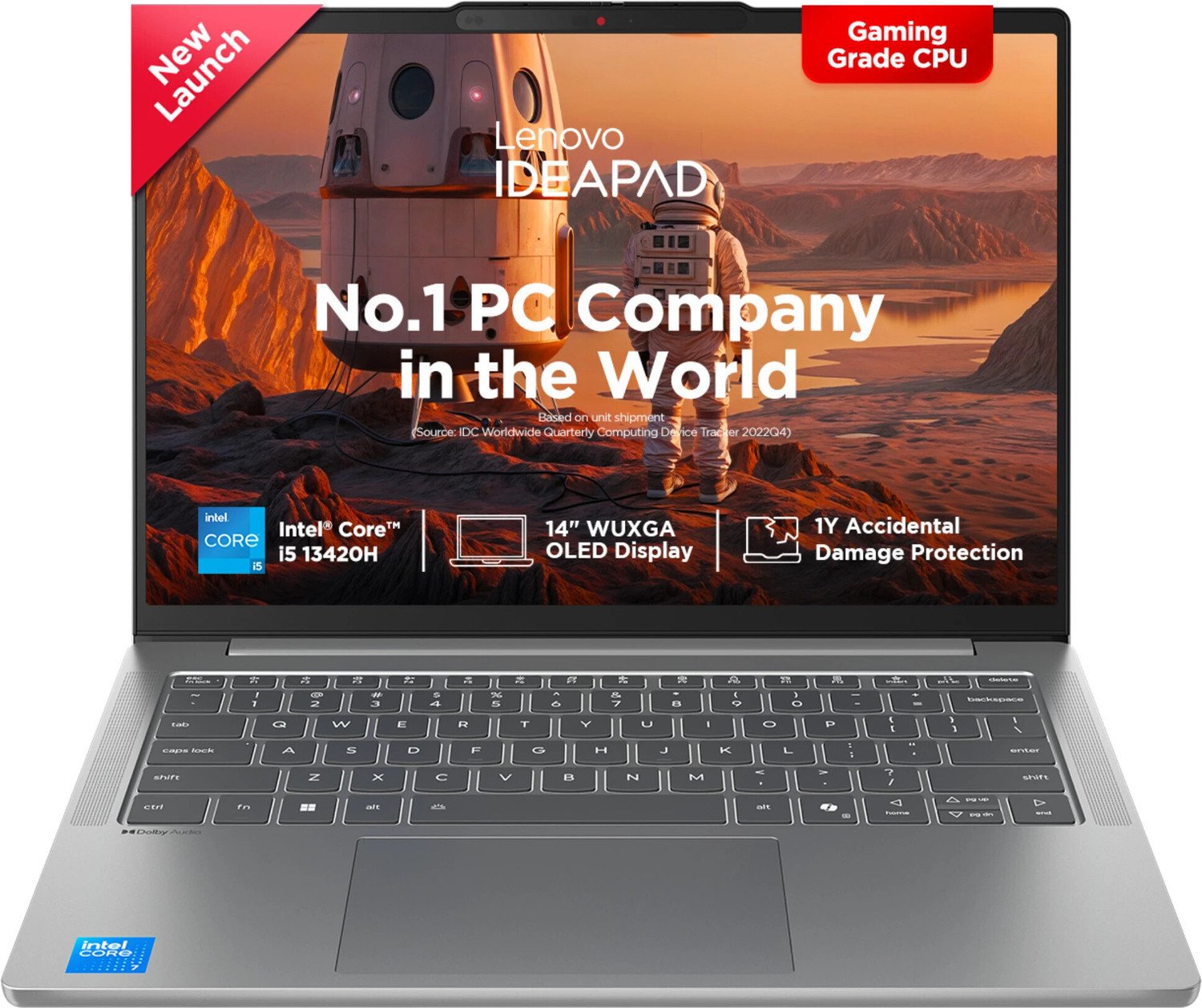 Lenovo Ideapad Slim 5 Wuxga Oled Full Metal Body With 1Yr Adp Intel Core I5 13Th Gen 13420H - (16 Gb/512 Gb Ssd/Windows 11 Home) Ideapad Slim 5 14Irh10 Thin And Light Laptop 43