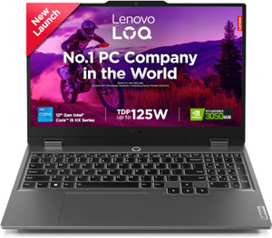 Lenovo Loq Intel Core I5 12Th Gen 12450Hx - (16 Gb/512 Gb Ssd/Windows 11 Home/6 Gb Graphics/Nvidia Geforce Rtx 3050) 15Iax9 Gaming Laptop Rs. 1