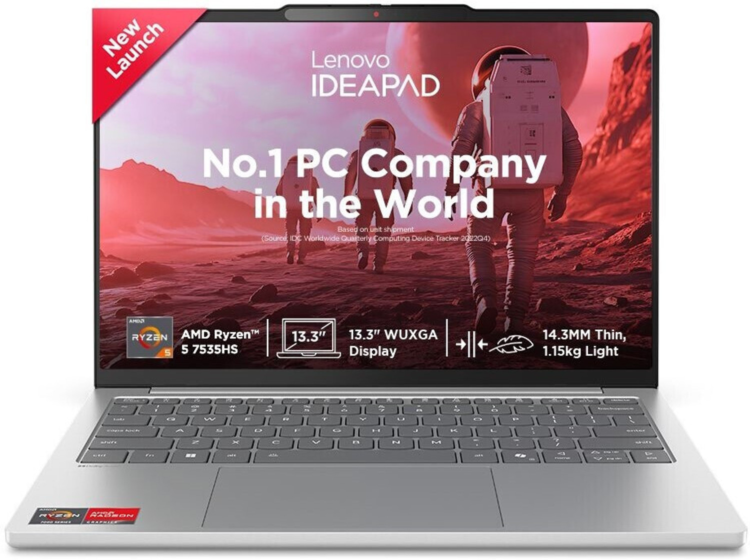Lenovo Ideapad Slim 5 Wuxga Ips Amd Ryzen 5 Hexa Core 7535Hs - (16 Gb/512 Gb Ssd/Windows 11 Home) 13Arp10 Thin And Light Laptop 5