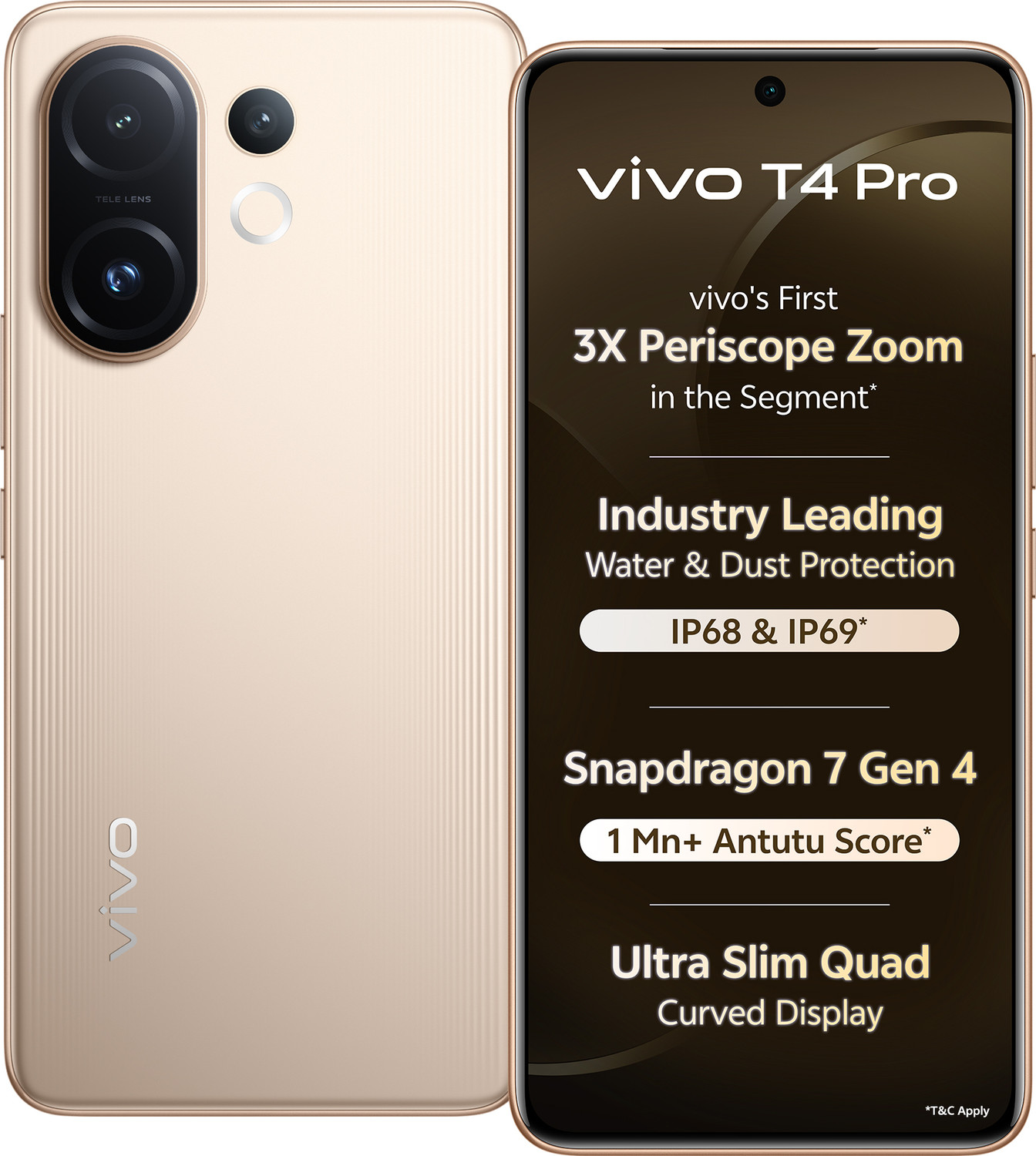 Vivo T4 Pro 5G (Blaze Gold, 256 Gb) 9