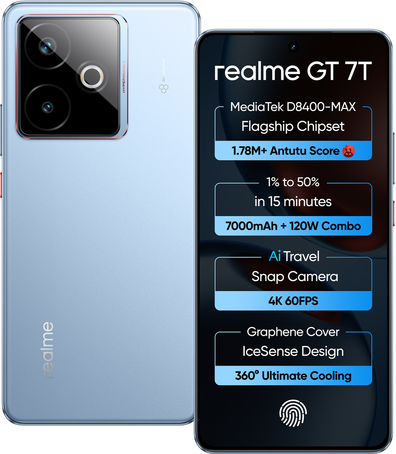 Realme Gt 7T (Icesense Blue, 512 Gb) 1