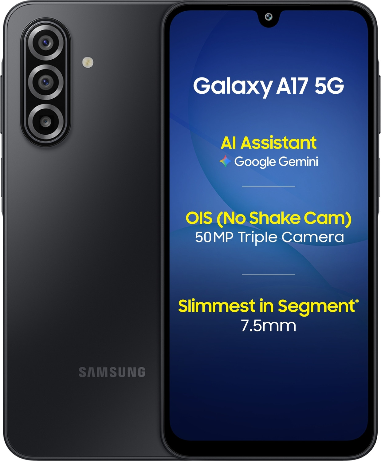 Samsung Galaxy A17 5G Charger In The Box (Black, 128 Gb) 1