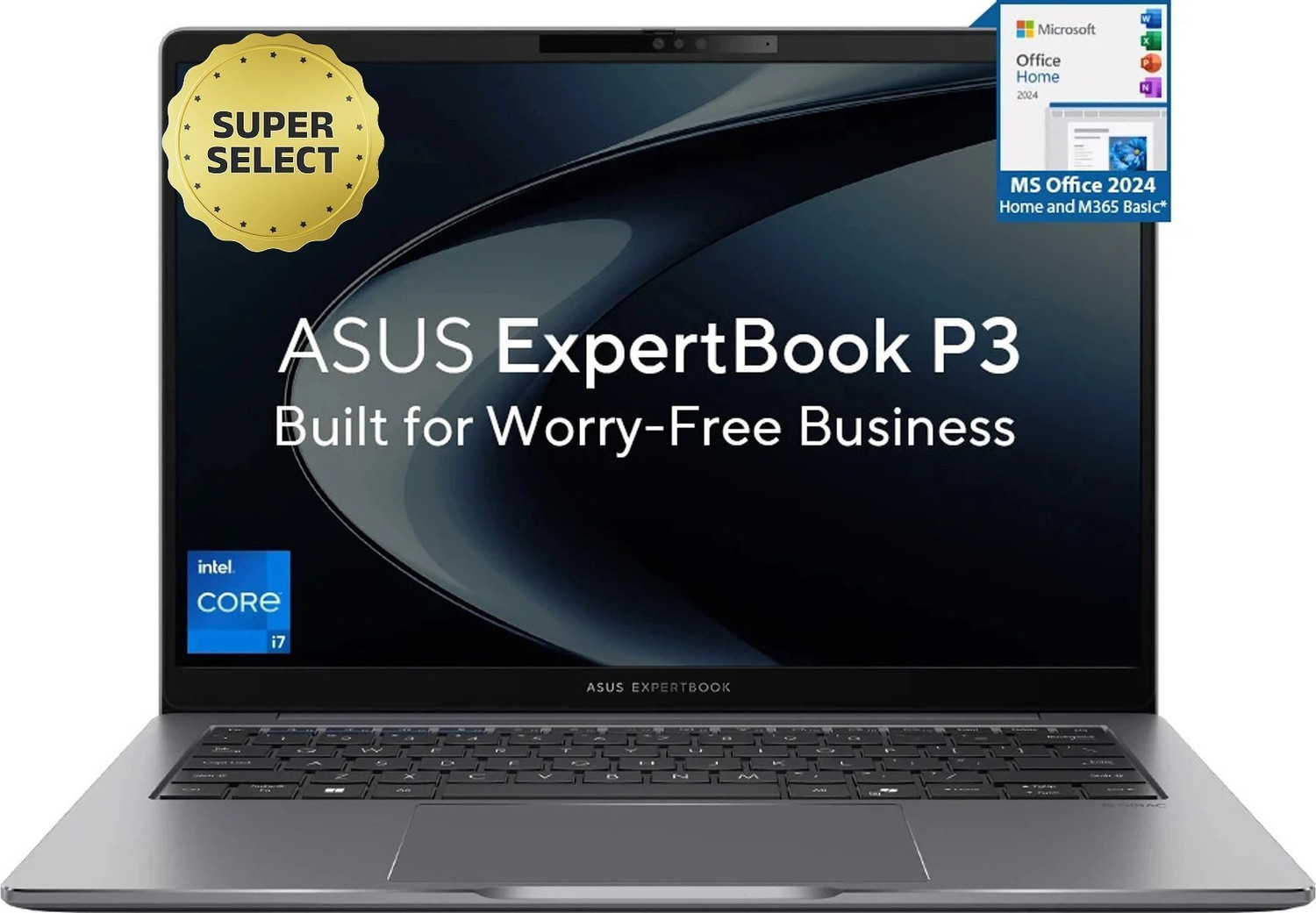 Asus Expertbook P3 Metal High-Performance Processor With 1 Yr Adp Intel Core I7 13Th Gen 13620H - (32 Gb/1 Tb Ssd/Windows 11 Home) P3405Cva-Ly0308Ws Thin And Light Laptop 1