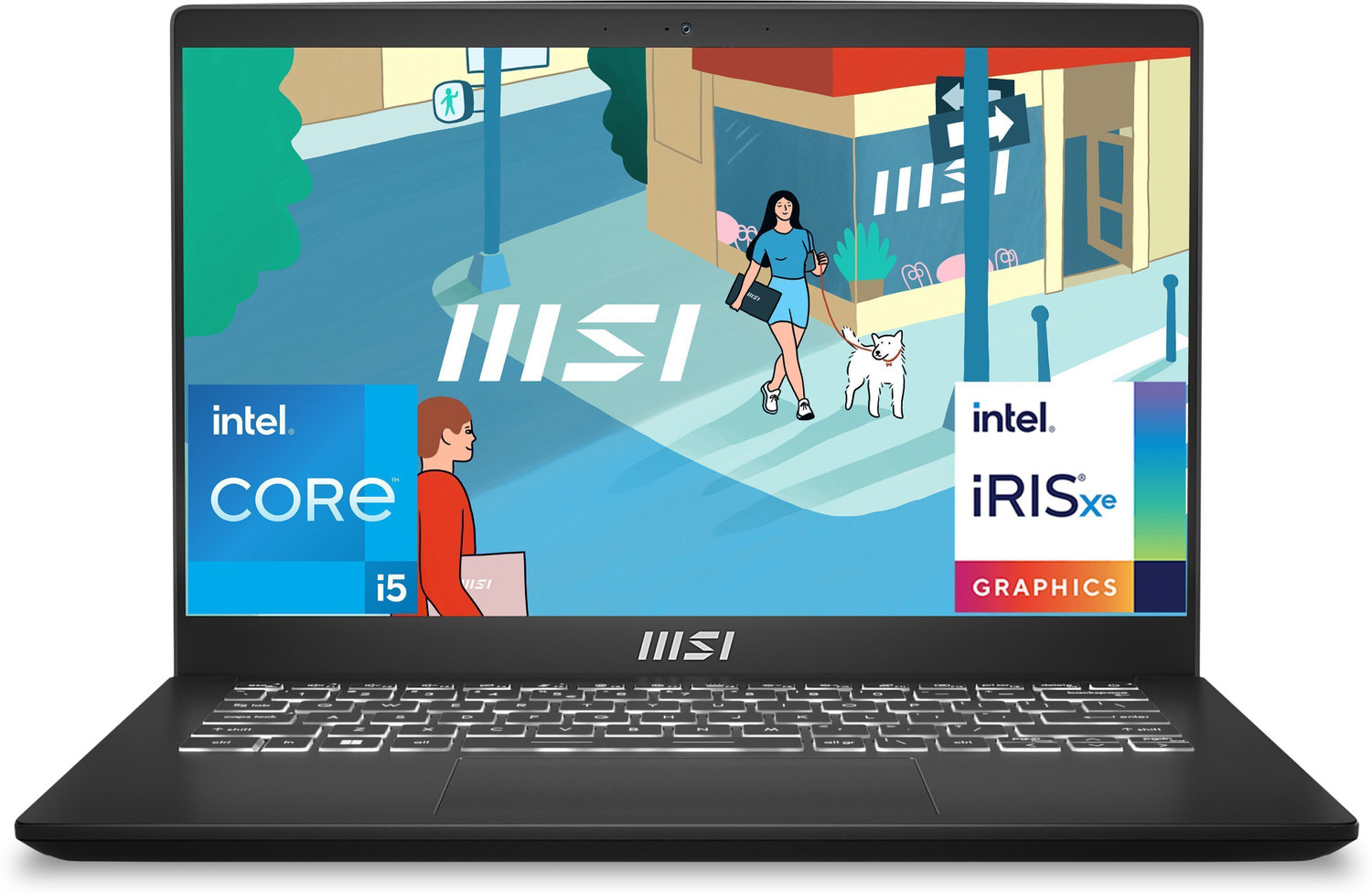 Msi Modern 14 Intel Core I5 13Th Gen 1335U - (8 Gb/512 Gb Ssd/Windows 11 Home) Modern 14 C13M-437In Thin And Light Laptop 1
