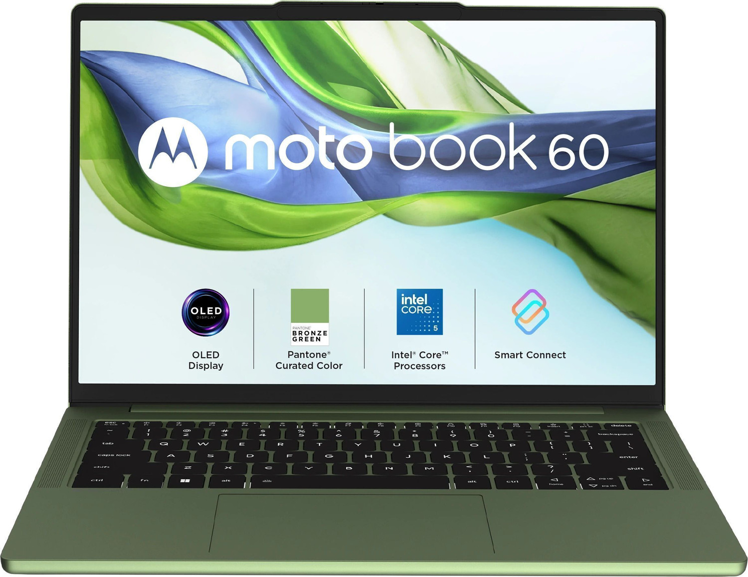 Motorola Motobook 60 Full Metal 2.8K Oled (I5 14Th Gen) Intel Core 5 Series 2 210H - (16 Gb/512 Gb Ssd/Windows 11 Home) 14Irh10R Thin And Light Laptop 1