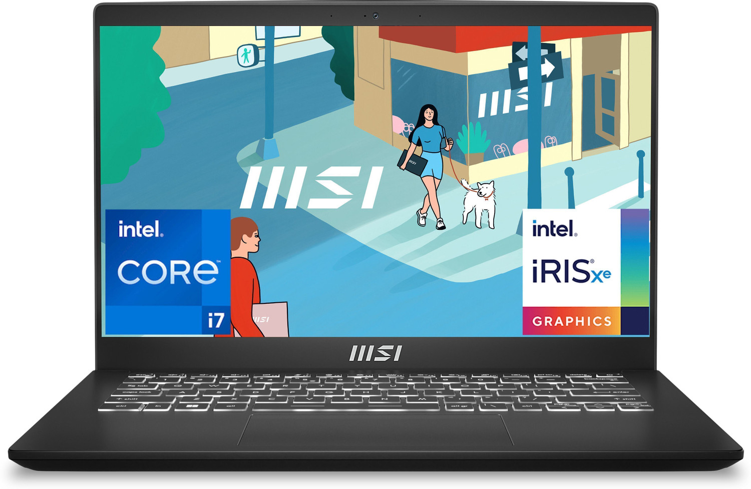 Msi Modern 14 Intel Core I7 13Th Gen 1355U - (16 Gb/512 Gb Ssd/Windows 11 Home) Modern 14 C13M-435In Thin And Light Laptop 9