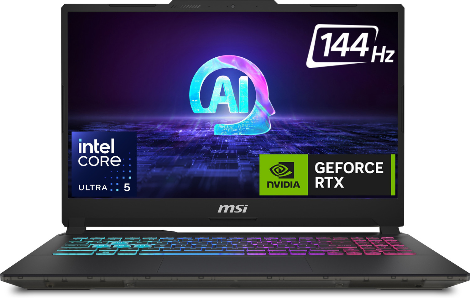 Msi Cyborg 15 Ai Pc Intel Core Ultra 5 125H - (16 Gb/1 Tb Ssd/Windows 11 Home/6 Gb Graphics/Nvidia Geforce Rtx 4050) Cyborg 15 Ai A1Vek-051In Gaming Laptop 3