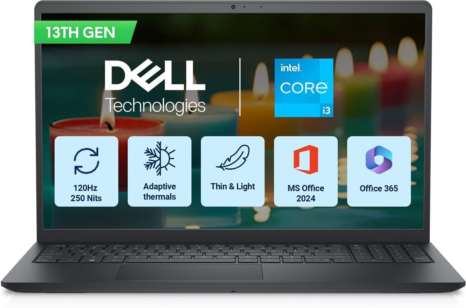 Dell 15 Intel Core I3 13Th Gen 1305U - (8 Gb/512 Gb Ssd/Windows 11 Home) 3530 Thin And Light Laptop 3