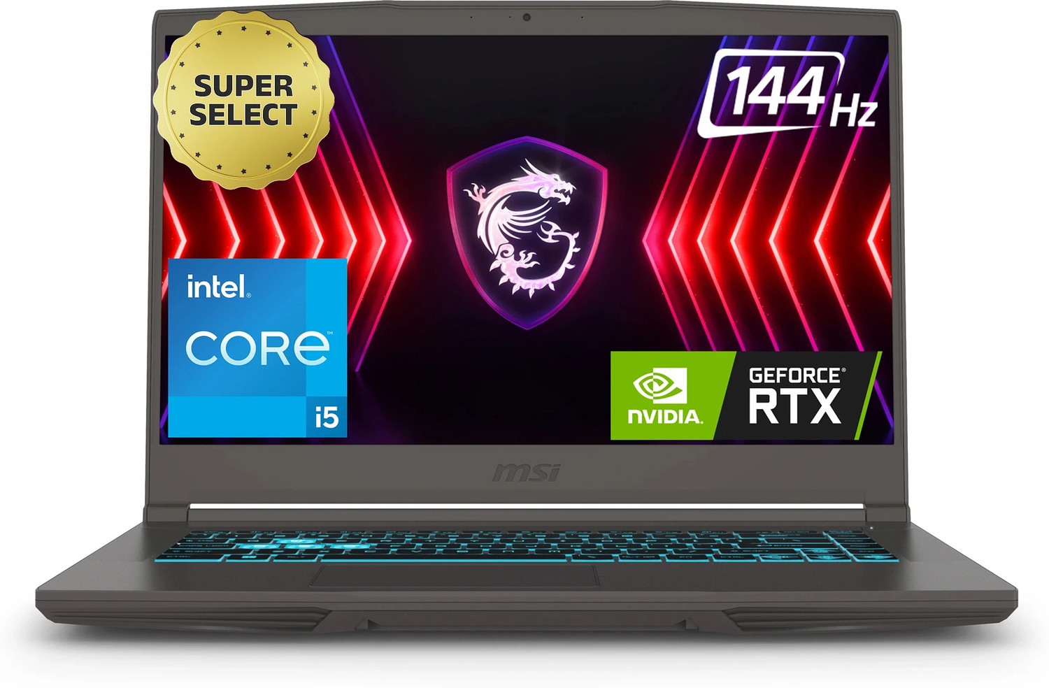 Msi Thin 15 Intel Core I5 13Th Gen 13420H - (16 Gb/512 Gb Ssd/Windows 11 Home/6 Gb Graphics/Nvidia Geforce Rtx 3050/144 Hz) Thin 15 B13Udx-129In | Thin 15 B13Udx-3223In Gaming Laptop 1